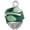 Green, variant on Silver-tone Lime Leaves on Green Band Spinner - Gold-tone Clip on Charm with Mini Year 2025