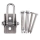 thumbnail image 1 of para , colgadores giratorios giratorios de material acero inoxidable de 360 ​​ degree, s giratorios para montaje tejado, accesorio para CUTICAT ganchos para colgar hamaca, 1 of 8