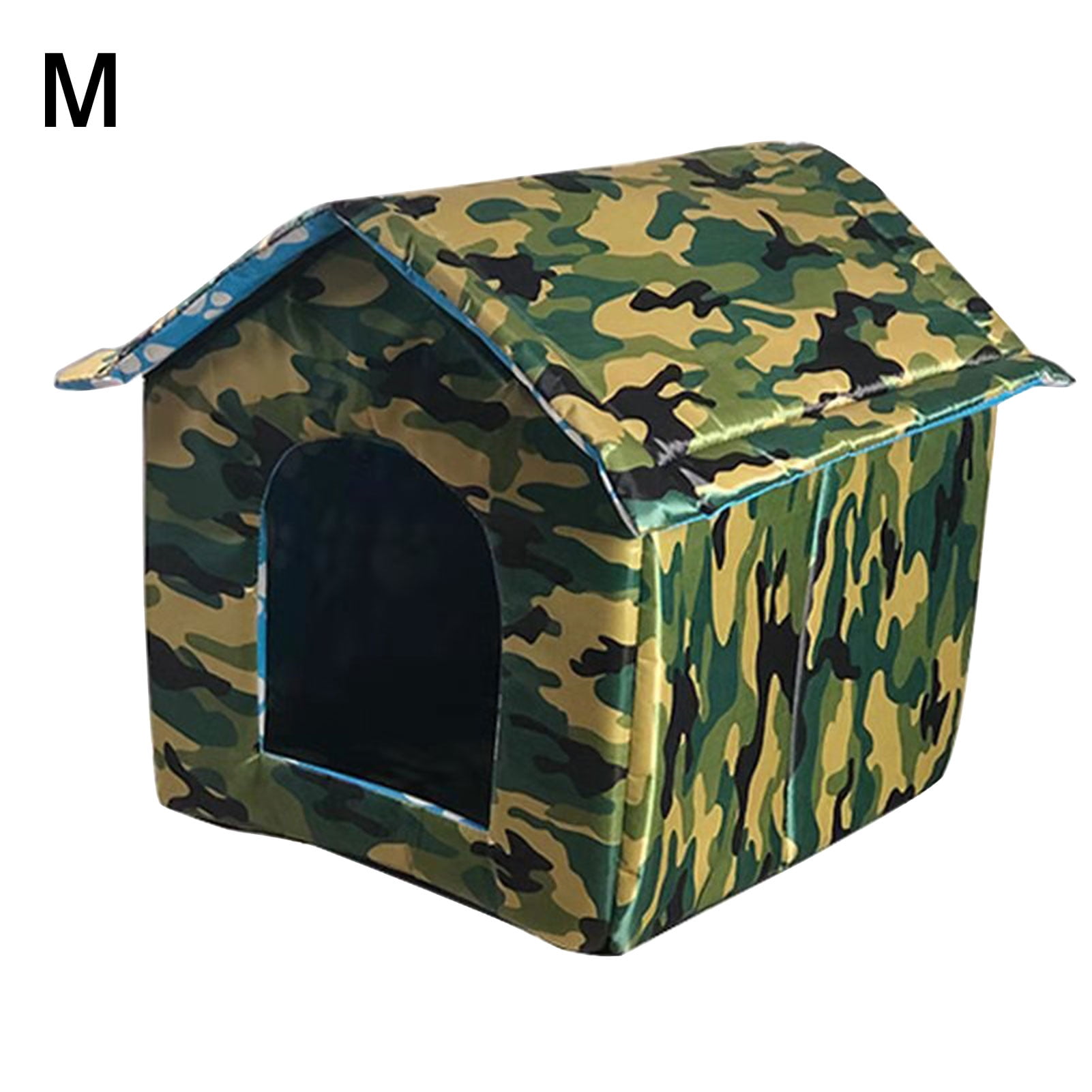 Outdoor Cat House Waterproof Dog Houses for Medium Dogs Heated Cat Bed Thickened Cat Nest Tent Cabin 