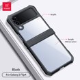 thumbnail image 1 of For Samsung Z Flip 6 Case Galaxy Z Flip 3 4 5 Case Airbag Shockproof Shell Back Clear Cover with Glass For 臧る煭鞁?z頂岆6 旒€鞚挫姢 For Galaxy Z Flip 4 PC and TPU, 1 of 6