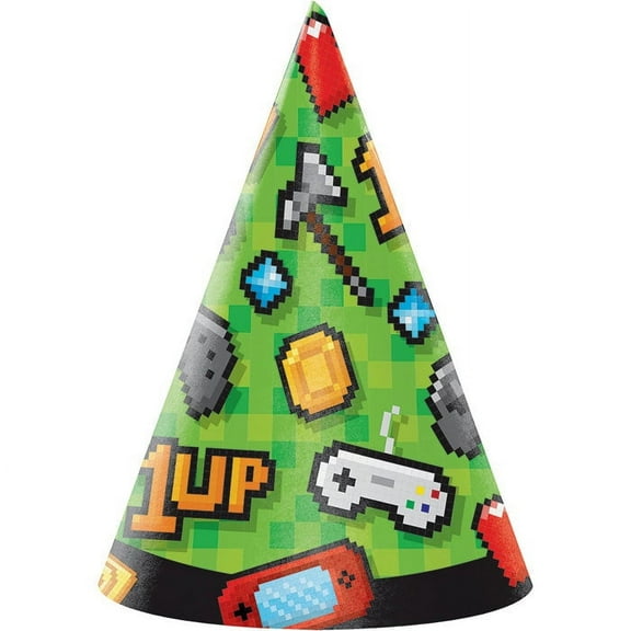 48 Count Bulk Pack Video Games Party Party Hats