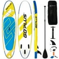 thumbnail image 1 of Goplus 10ft Inflatable Stand Up Paddle Board 6'' Thick W/ Leash Backpack Aluminum Paddle, 1 of 10
