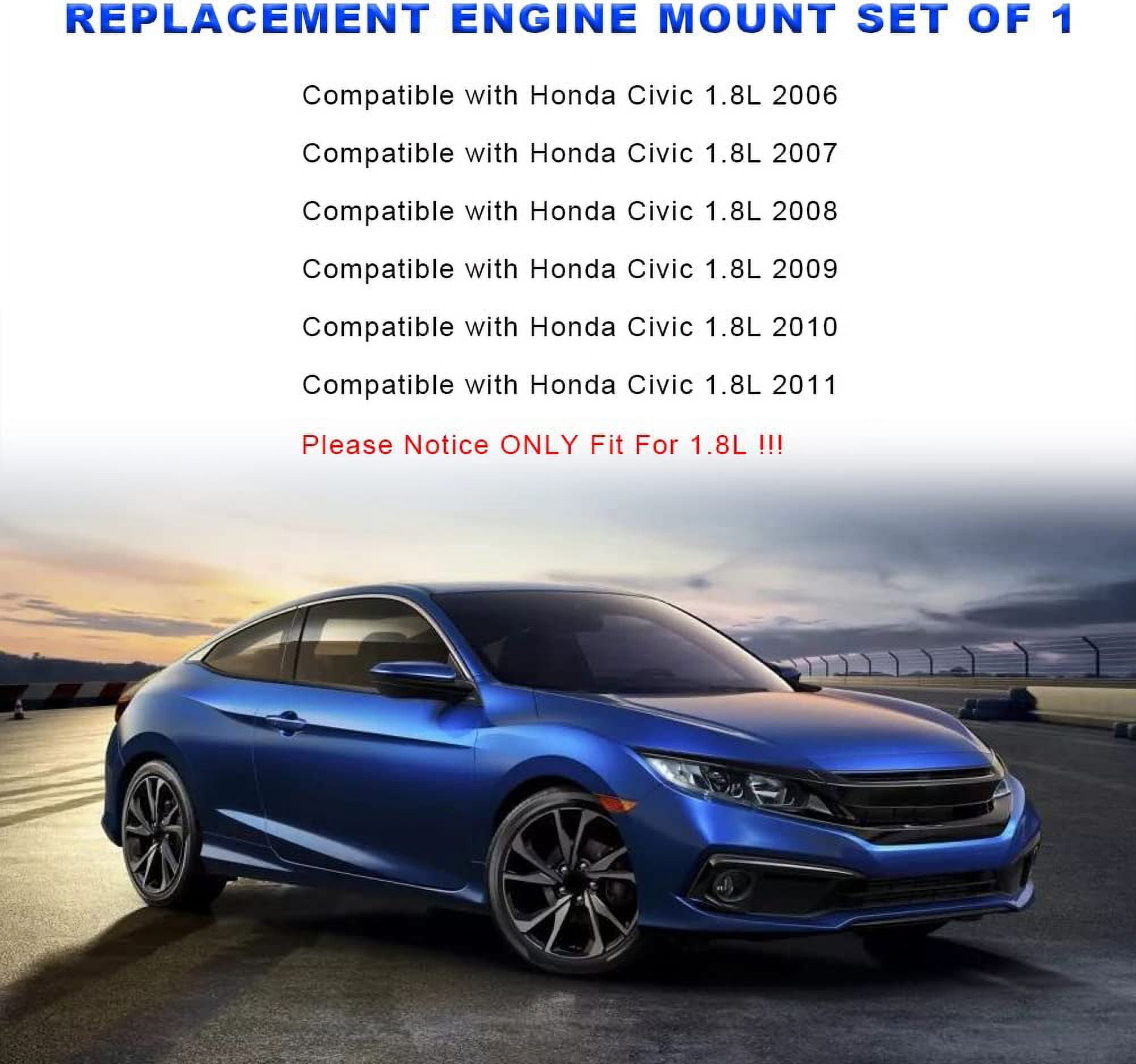 2009 honda civic best sale motor mount replacement