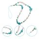 thumbnail image 4 of Cadena antipérdida para teléfono móvil con diseño de perla y piedra, elegante decoración para teléfono., 4 of 6