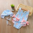 thumbnail image 4 of Gerichy Toddler Girl Swimsuit,Girls Bathing Suit Toddler Summer Girls Sunflower Flower Printing Ruffles Two Piece Swimwear Swimsuit Bikini, 4 of 6