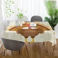thumbnail image 6 of 54"x54" Thanksgiving Turkey Tablecloth Waterproof Washable Polyester Square Table Cover Durable Tablecloth for Kitchen Dining Table Party Decor, 6 of 7