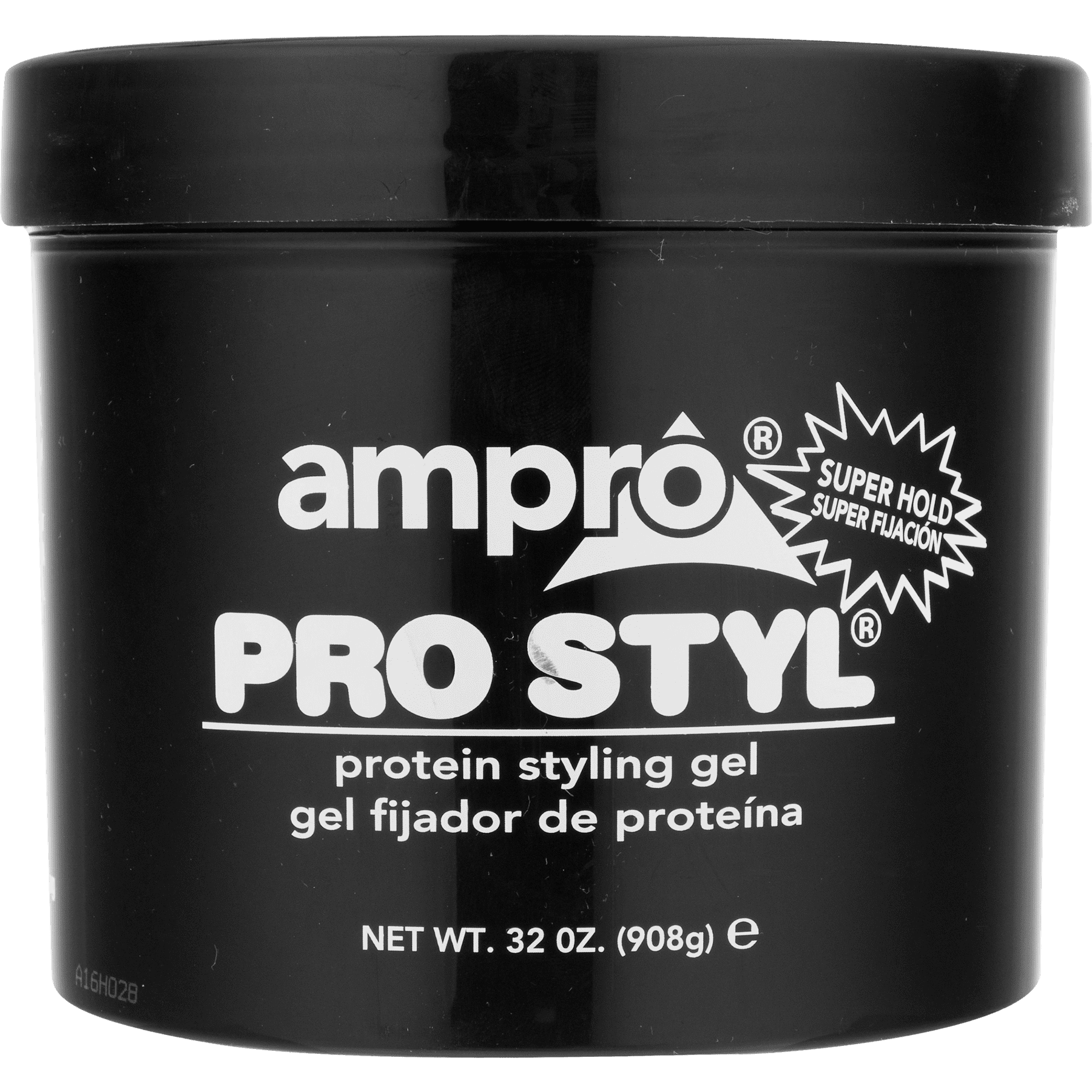 (3 pack) Ampro Pro Styl® Super Hold Protein Unisex Styling Gel for Resistant Hair Textures, 32 oz, Moisturizing