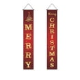 thumbnail image 7 of Dmlowu Christmas Door Decorations - 2pcs Christmas Decorations Porch Banner for Front Door, Hanging Merry Christmas Banner Couplet for Holiday Party, 7 of 7