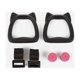 thumbnail image 2 of 1 Juego de anillos de gimnasia para niños, anillos para tirar hacia arriba, anillos deportivos para gimnasio, anillos de gimnasia profesionales con correa, 2 of 5