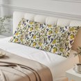 thumbnail image 4 of Lemon Birds Body Pillow Cover 20 x 54 Inch Decorative Pillow Cover Summer Tropical Botanical Lumbar Pillowcase Seasonal Rectangle Cushion Case for Couch Sofa Bed Living Room, 4 of 9
