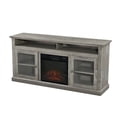 thumbnail image 5 of Kingway Furniture Mokhoya 60" Media Console  With 23" Fireplace In Gray Wash, 5 of 5