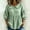 Green, variant on Lumistal Women's Long Sleeve Shirt Fashion Plaid Blouse Babydoll Tops for Women Casual Breathable Summer Shirt for Young Women 3/4 Length Sleeve Top for Women Pink L