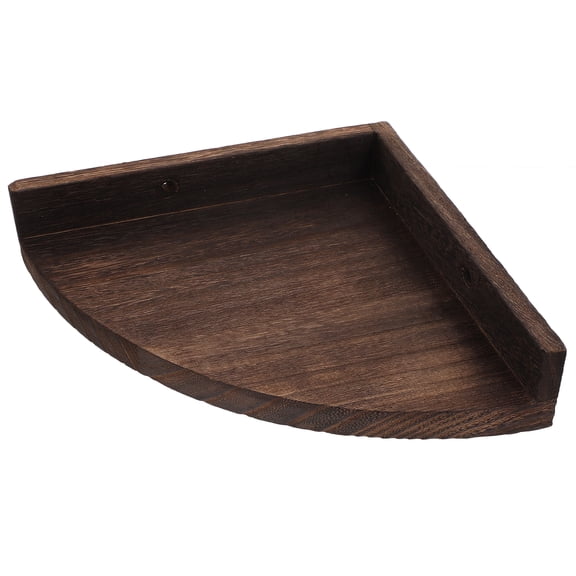 BALAHAPY Rustic Wooden Wall Shelf 1-Pack, 11.99 x 8.65 x 1.97 Inches, Decorative Storage Display Rack
