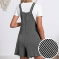 thumbnail image 4 of Women's Summer Ribbed Jumpsuit Casual One-piece with Pockets, 4 of 4