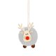 thumbnail image 1 of SGACAI Adornos de alce navideño LQQDREX, adornos colgantes de ciervo de fieltro navideño para árbol de Navidad, regalo colgante de árbol de Navidad, decoración colgante de alce con pompón de corder, 1 of 7