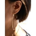 thumbnail image 5 of 14K Yellow Gold 72mm x 1.5mm Round Endless Hoop Earrings, 5 of 7