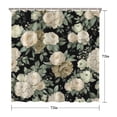 thumbnail image 5 of Pioneer Flower Floral Print Pattern Shower Curtain 72"x72" ,Bathroom Decorative Shower Curtains Set with 12 Hooks,Modern Waterproof Washable Shower Curtain, 5 of 6