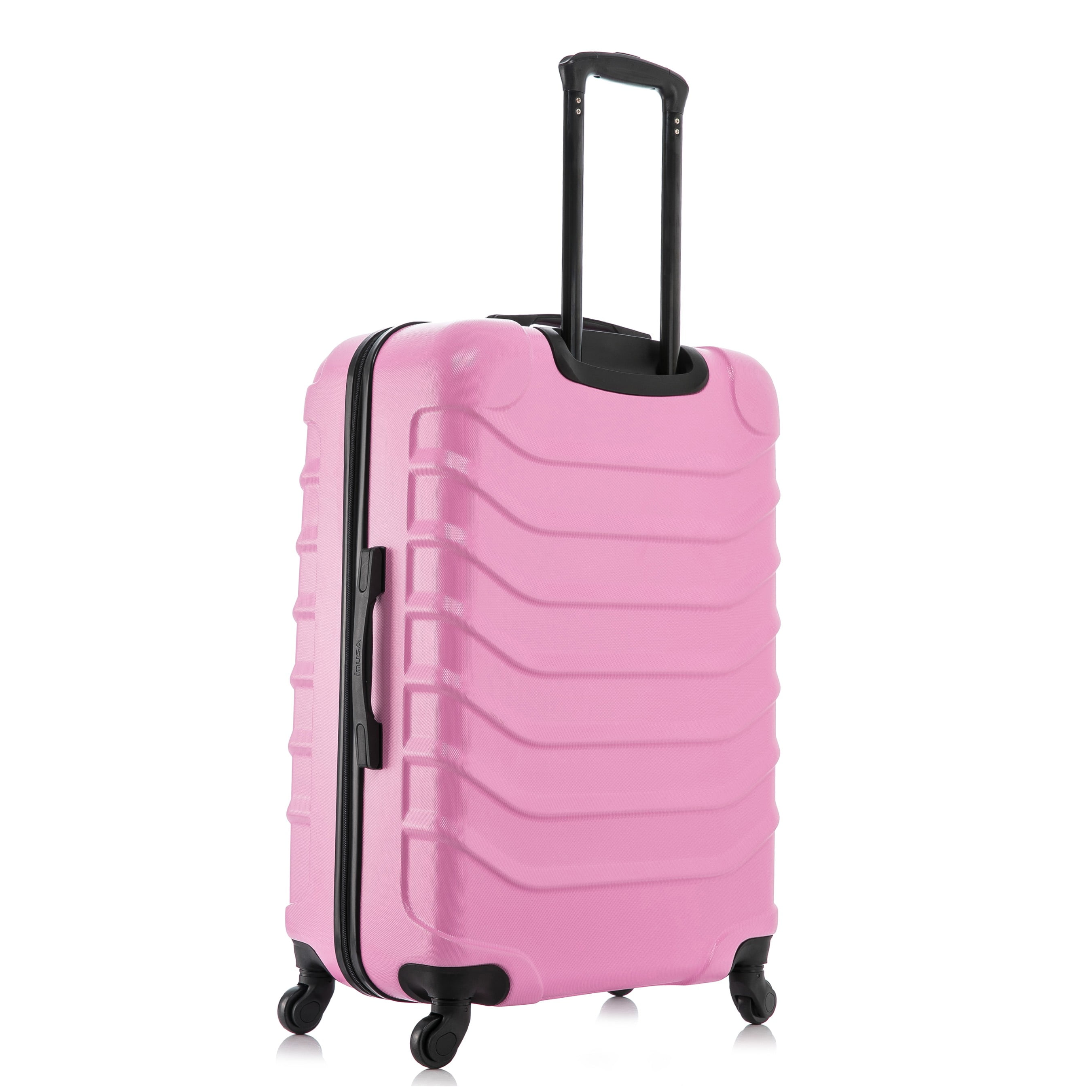 InUSA Endurance 28" Hardside Lightweight Luggage with Spinner Wheels, Handle, and Trolley, Pink