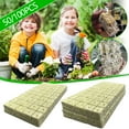 thumbnail image 6 of Danhjin Rockwool Cubes, 50PCS Fruit and Vegetable Seeding Sowing Matrix with Soilless Cultivation Wool Plug Blocks, Rock Wool Planting Cubes for Home Gardening and Plant Growth, 6 of 9