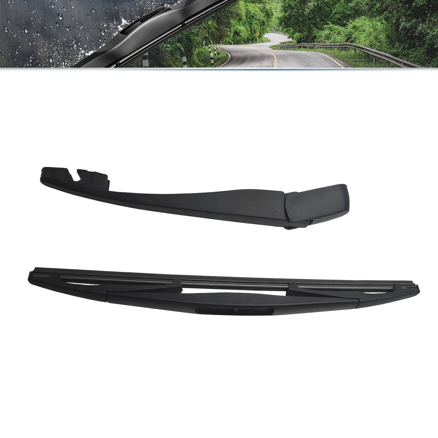 SOCOOL Windshield Wipers Replacement for Subaru Outback 2015-2019 Front Rear Wiper Blades and Rear Windshield Wiper Arm, 26"+17"+14"+12" (Pack of 4), Y29Z462B