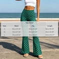 thumbnail image 3 of Mifsaly Flare Leggings for Women Plaid High Waisted Tummy Control Pants Classic Trendy Breathable Packable Workout Gym Yoga Pant, 3 of 7