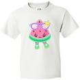 thumbnail image 3 of Inktastic Cute Watermelon with Sunglasses Youth T-Shirt, 3 of 5