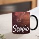thumbnail image 5 of Taza de cerámica con 12 constelaciones del zodiaco que cambia de color | Taza mágica sensible al calor para café y té | Apta para lavavajillas y microondas | Regalo único para amantes de la, 5 of 5