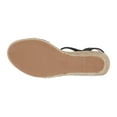 thumbnail image 6 of GC Shoes Women's Open Toe Memory Foam Summer Espadrille Wedge Sandals, Braided Strap Ankle Platform Heels, Cati/Black/10, 6 of 6