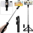 thumbnail image 7 of Selfie Stick Wireless for Samsung Galaxy S23/FE/Plus/Ultra/S24/FE/Plus/Ultra - Built-in Tripod Remote Shutter Stand Self-Portrait Extendable Compact, 7 of 7