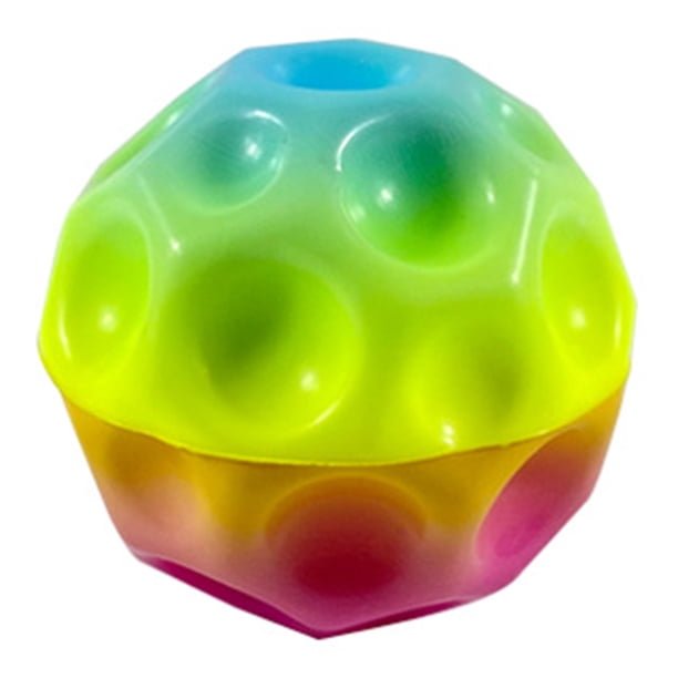 Bola de agujero de alto rebote, bola hinchable de interacción colorida, bola Flash, regalos de cumpleaños