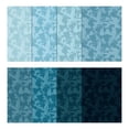 thumbnail image 2 of Soimoi 8 Pc Fat Quarter Bundle,Tie Dye MonochromePrint 18"x 22"DIY Patchwork-100% CottonPre-Cut Quilting Fabric Medium Blue, 2 of 7