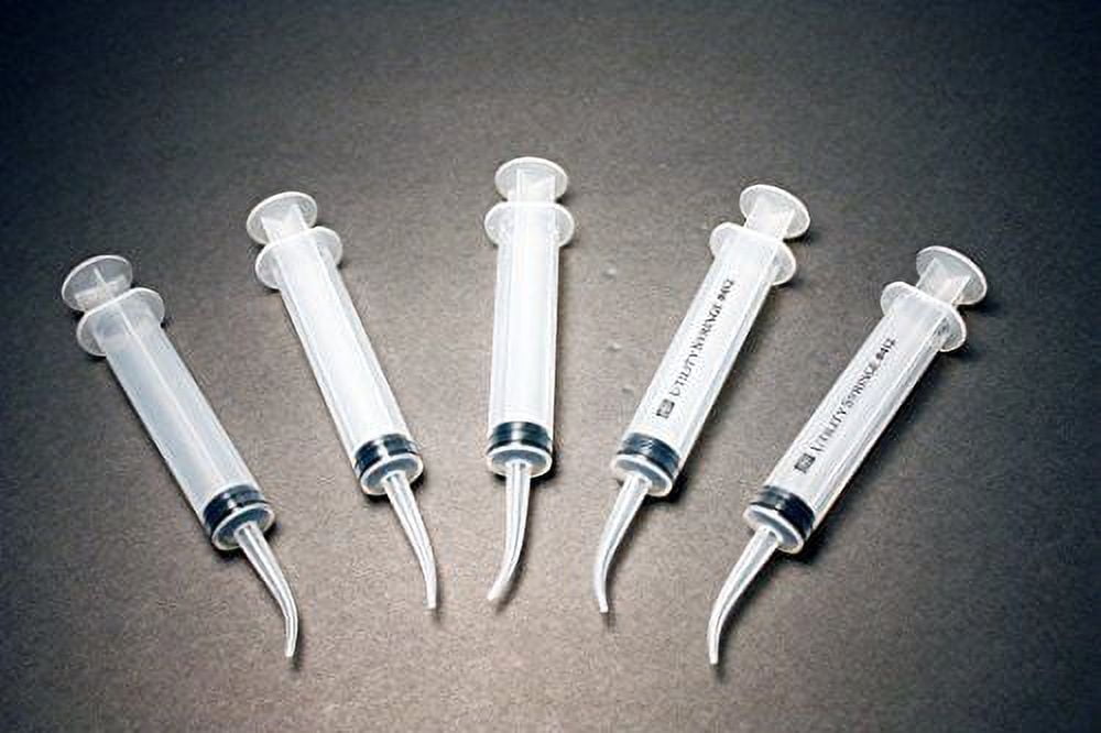 Monoject Curved Tip Irrigation Syringe 12 mL