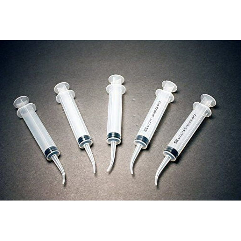 Monoject Curved Tip Irrigation Syringe 12 mL