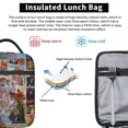 thumbnail image 5 of Zootopia Insulated Lunch Bag Cartoon Backpack, Reusable Thermal Cooler Tote for School Picnic Travel, Water Resistant Zipper Lunch Box Carry Bag Large Capacity Reusable Cooler Bag 11488-A13, 5 of 6