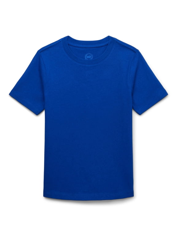 Boys Short Sleeve Heavyweight Boxy T-Shirt, Sizes 4-18 & Husky
