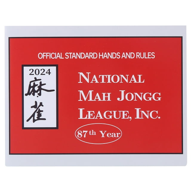 Promotion!2024 Tarjetas De Mahjong, Tarjetas De Mahjong Oficial Estándar Manos Y Reglas Tarjetas De Mahjong 2023 Tarjeta De Puntuación De Mahjong Con Letra Grande