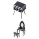 thumbnail image 1 of Case And Dresser Table Stool 1:12 Dollhouse DIY Decoración, 1 of 9
