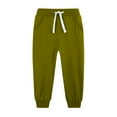 thumbnail image 1 of Girls School Uniform Pants Winter Warm Three Layer Fleece Leggings, 1 of 2