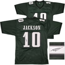 Philadelphia Eagles DeSean Jackson Autographed Green Jersey Beckett BAS Witness 253484