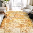 thumbnail image 1 of AUKOW Area Rug Living Room Rugs - 8x10 Abstract Large Soft Neutral Machine Washable Rug Stain Resistant Non-Slip Low Pile Carpet for Indoor Bedroom Dining Room Modern Home Office - Black/Grey, 1 of 8