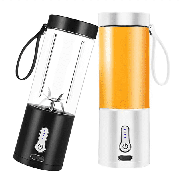 Blender Portable Puissant 530ML, Machine à Jus de Fruits Rechargeable USB Type-C Mini Mixeur
