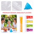 thumbnail image 4 of 100 PCS Food-Grade Disposable Popsicle Bags, BPA Free Ice Pop Bags with Zip Seal and Funnel, DIY Popsicle Mold Bags, Healthy Snack Yogurt Stick Juice Fruit Smoothies Ice Freezing (100 Pcs), 4 of 7