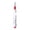 Red, variant on 20mm Extended Tip Deep Hole Marker Pen with 5mm Scale Ruler Quick-Dry Ink Multi-Surface Marking Tool for Woodworking Metal 13cm (5.1 Inch)