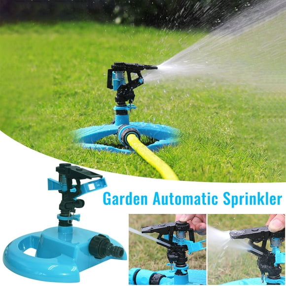 mtvxesu Sprinkler Timer, Plastic Garden Watering Flower Watering Artifact Agricultural Irrigation Sprinkler Irrigation Lazy Watering The Ground Automatic Rotating Sprinkler