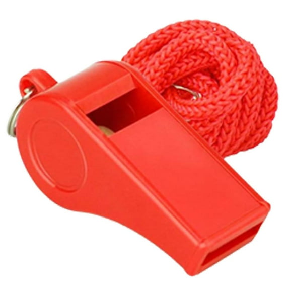 Whistle Loud and Durable - 4.5*1.8cm/1.7*0.7in ABS Material, 120 Decibels, Braided Lanyard Included