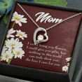 thumbnail image 3 of To Mom Flowers and Work Forever Necklace w Message Card, 3 of 8