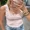 Pink, variant on CHICME Tank Tops For Women Rhinestone Solid Color Sleeveless Ribbed Fitted Camisole Summer Top Going Out Vest Black-S