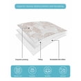 thumbnail image 4 of Twin Quilt Bedding Set, Nautical Seashell Reversible Summer Quilt 3 Pieces, Summer Coastal Marine Shells Beige Lightweight Bedspreads Coverlets with 2 Pillow Shams for All Seasons, 4 of 5