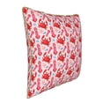 thumbnail image 2 of Xecao Crabs Starfish Print Soft Velvet Decorative Throw Pillow Covers, Square Cushion Cases for Bed, Sofa, Living Room, Car, and Indoor Outdoor Use-16"x16", 2 of 8