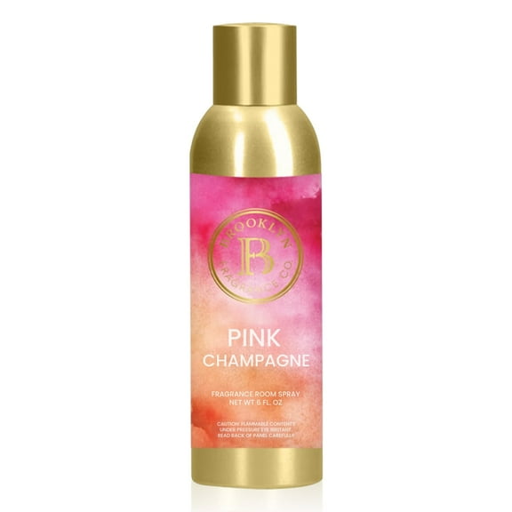 6oz Room Spray Brooklyn Fragrance Co - Water Color - Pink Champagne